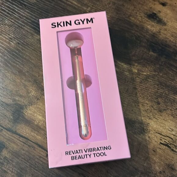 Skin Gym Rose Quartz Revati Vibrating Beauty Tool / New In Box - Picture 6 of 13